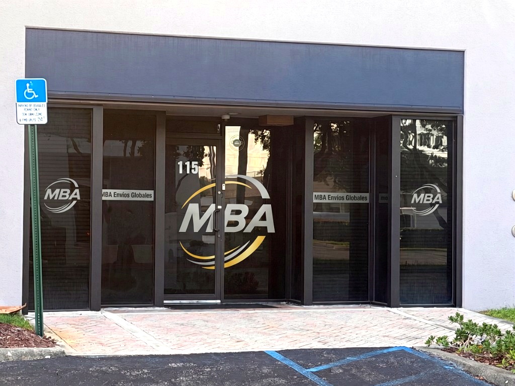 Sede Principal y Almacén de MBA Envíos Globales en Doral, FL
